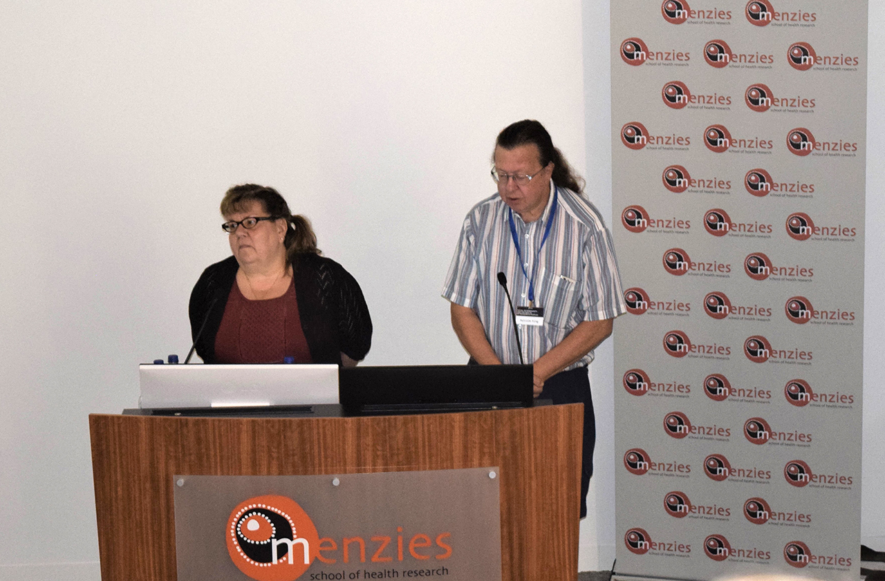 Alexandra and Malcolm King presenting at DOHAD 2019