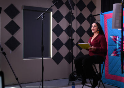 photo of Jen Quesnel, moderator of the World Indigenous People Conference on Viral Hepatitis